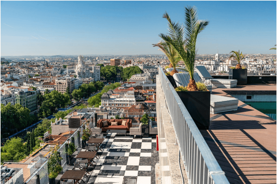 Las mejores azoteas para vistas espectaculares en Madrid 2025