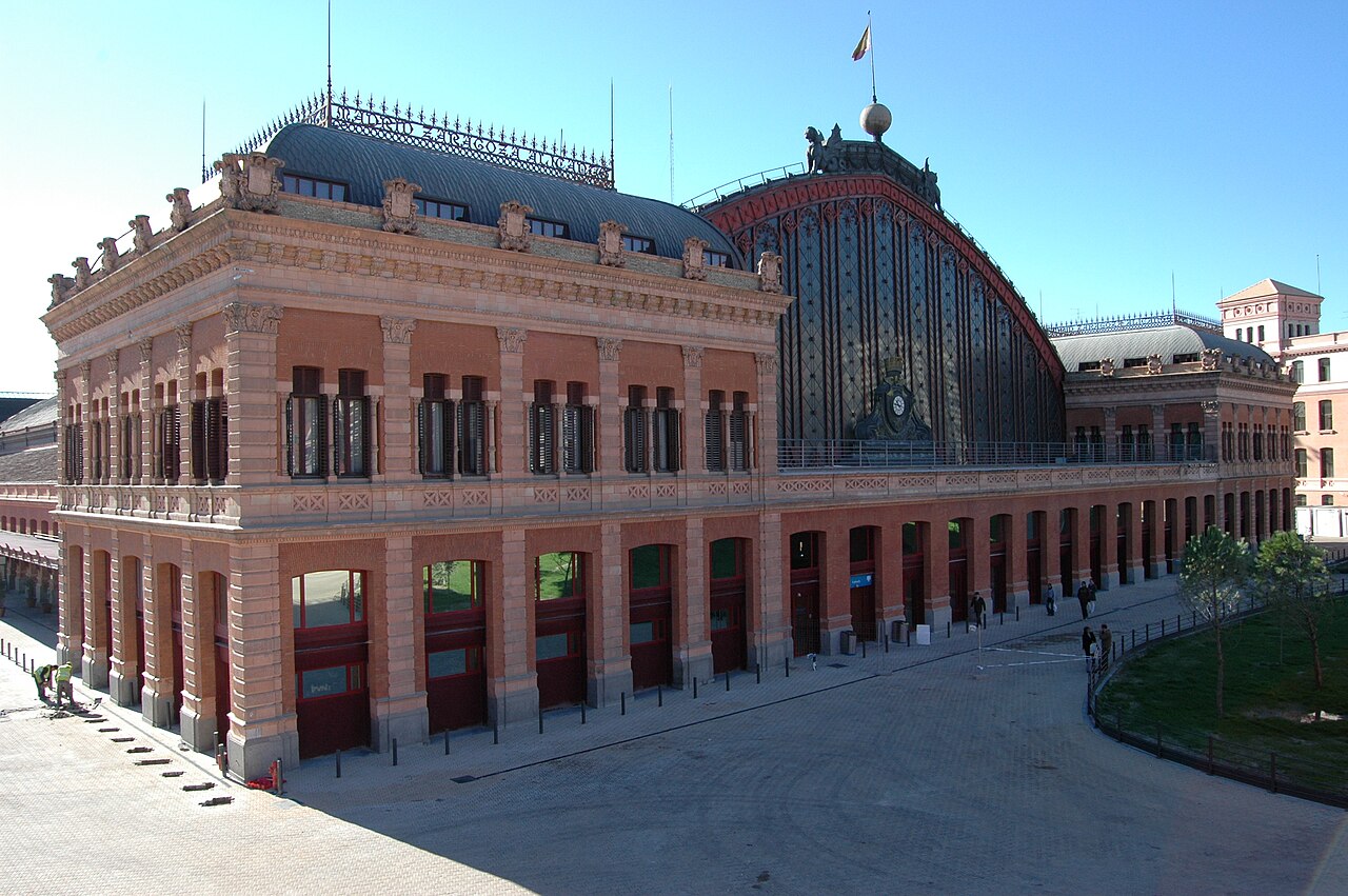 Vestíbulo de la estación de Madrid Atocha