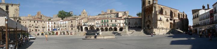 Plaza Mayor de Trujillo, cerca de Cáceres